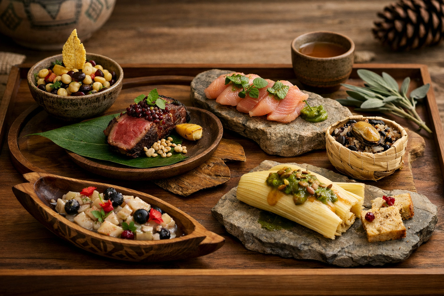 Kaiseki dinner service